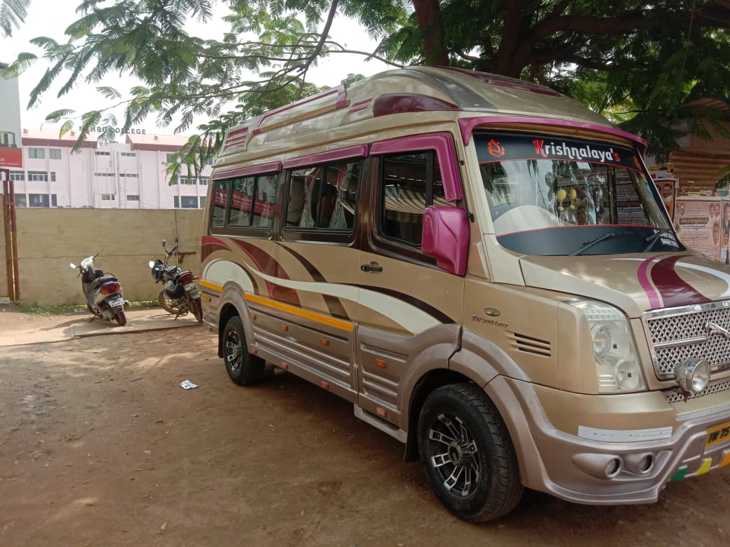 12 Seater Tempo Traveller in Gurugram for rent